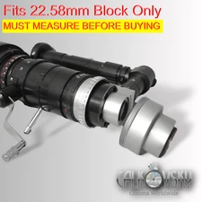 READ! C-MOUNT ADAPTER for ANGENIEUX REFLEX ZOOM LENS. For your missing mount!