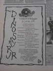Dinosaur Jr:  UK Tour   1989  8" X 11" UK Advert  EX
