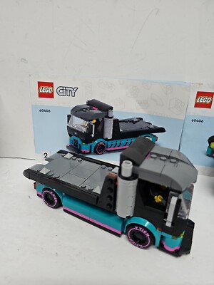 LEGO CITY: Race Car and Car Carrier Truck (60406) 673419386944| eBay