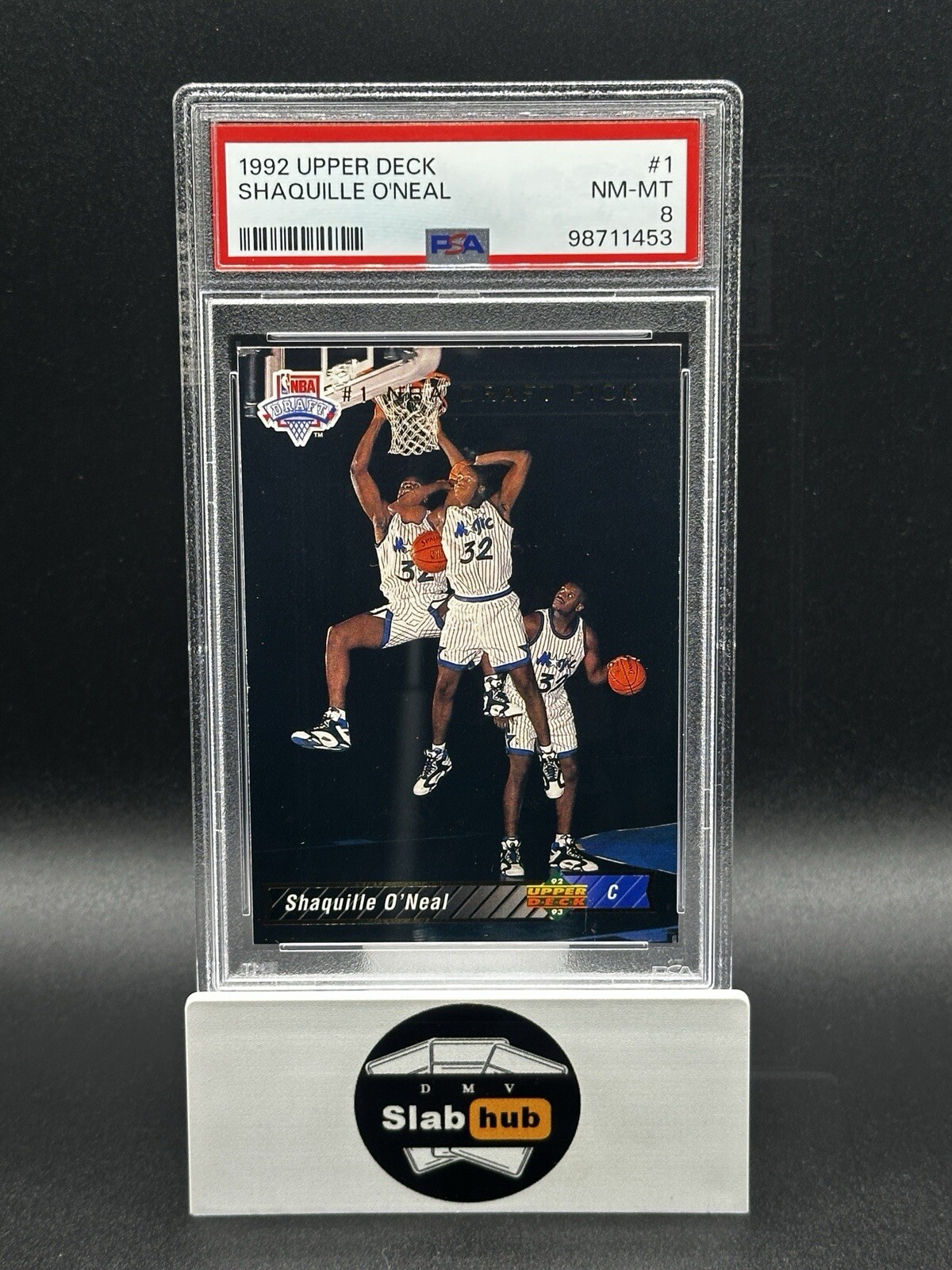 SHAQUILLE ONEAL #1 - 1992 Upper Deck - Rookie - PSA 8