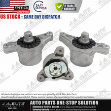 3pcs Engine Transmission Mount Kit fit Maserati Ghibli Levante Quattroporte 4WD