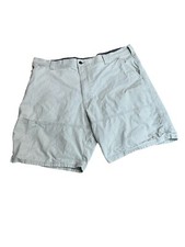 Wrangler Mens Gray Flat Front Outdoor Chino Shorts Size 40