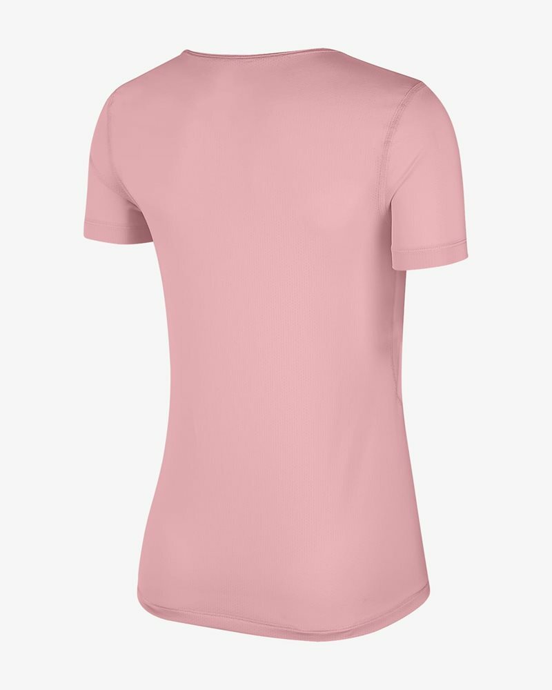 Nike PRO Women's Dri-FIT Training T-Shirt pinkblack | eBay