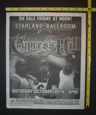 Cypress Hill 2004 Concert Ad Starland Ballroom NJ