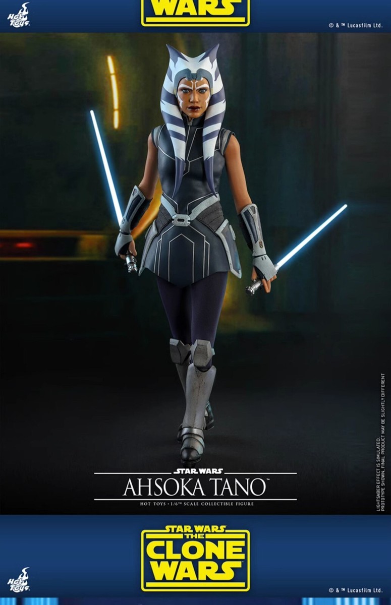 HotToys ホットトイズ スターウォーズ AHSOKA TANO アソーカ Hot Toys Ahsoka Tano - Star Wars: The Clone Wars 1/6 TMS021 Action
