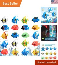 Colorful Floating Fishes Pack - Lifelike Aquarium Ornaments for Fish Tanks