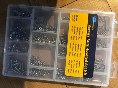 Baab Befestigungsschraube Mutter sortiert Set Kit