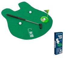 Potty Golf Toilet Practice Putting Great Gag Gift Funny Bathroom Mini Golf