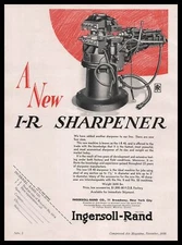 1930 Ingersoll Rand Company New York I-R 40 Sharpener Machines Vintage Print Ad