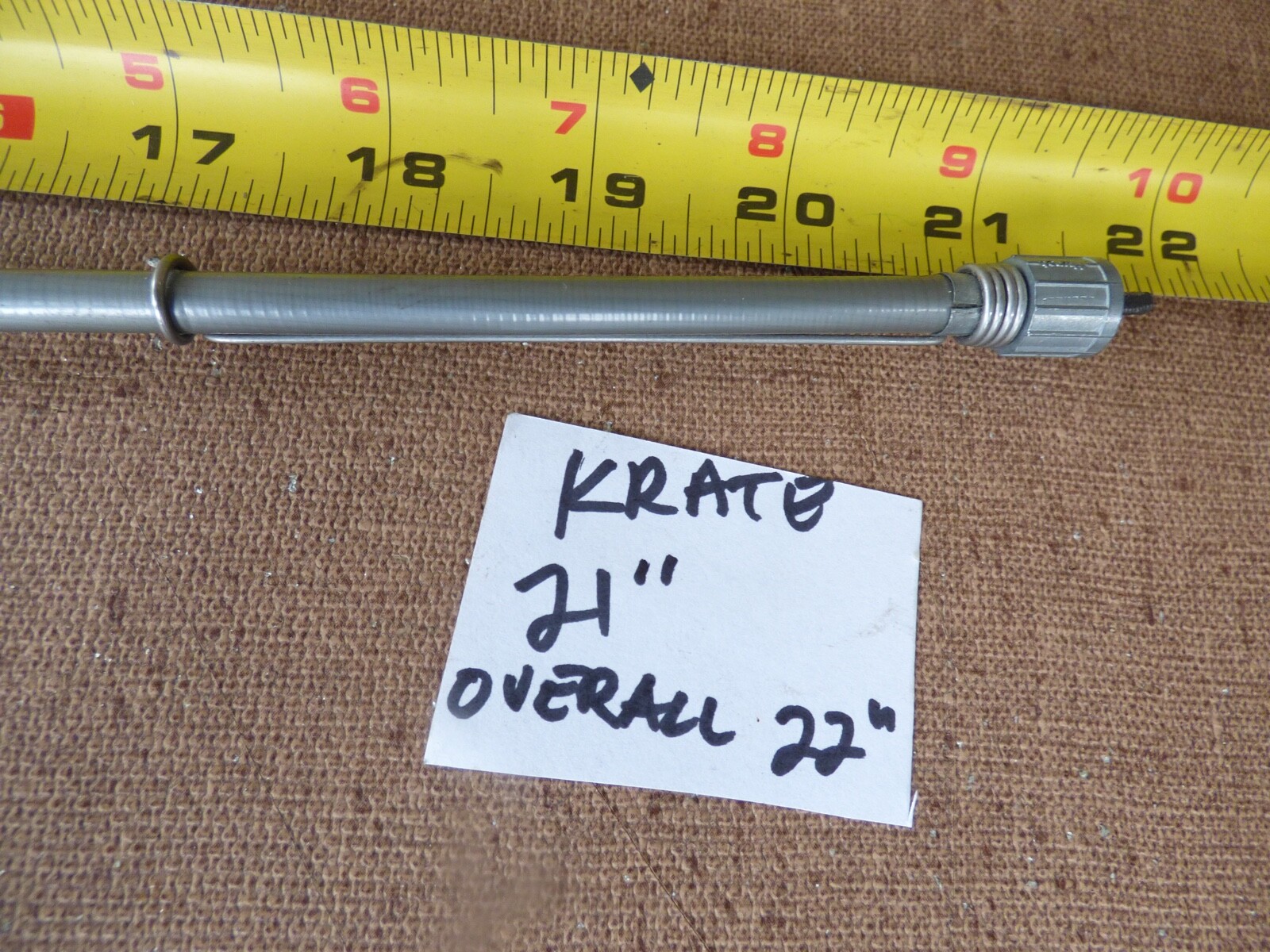 Vintage Schwinn Krate Speedometer Speedo 21"/22" Drive Cable eBay