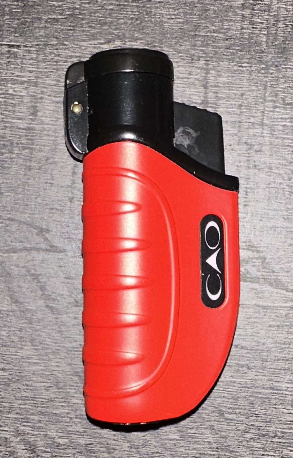CAO Bombardier Vertigo Triple Flame Cigar Butane Torch Lighter (Red)