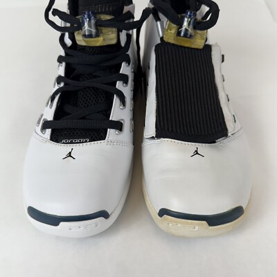 Size 9 Air Jordan 17 XVII OG College Blue Wizards Home 2002 w/Case