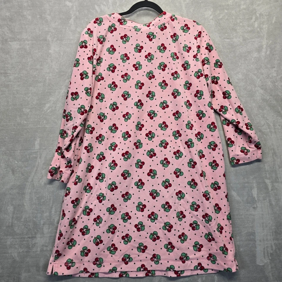 Ночная рубашка Mary Engelbreit Pink Cherry XL Life Is Sweet пижама с длинным рукавом - Изображение 2 из 4