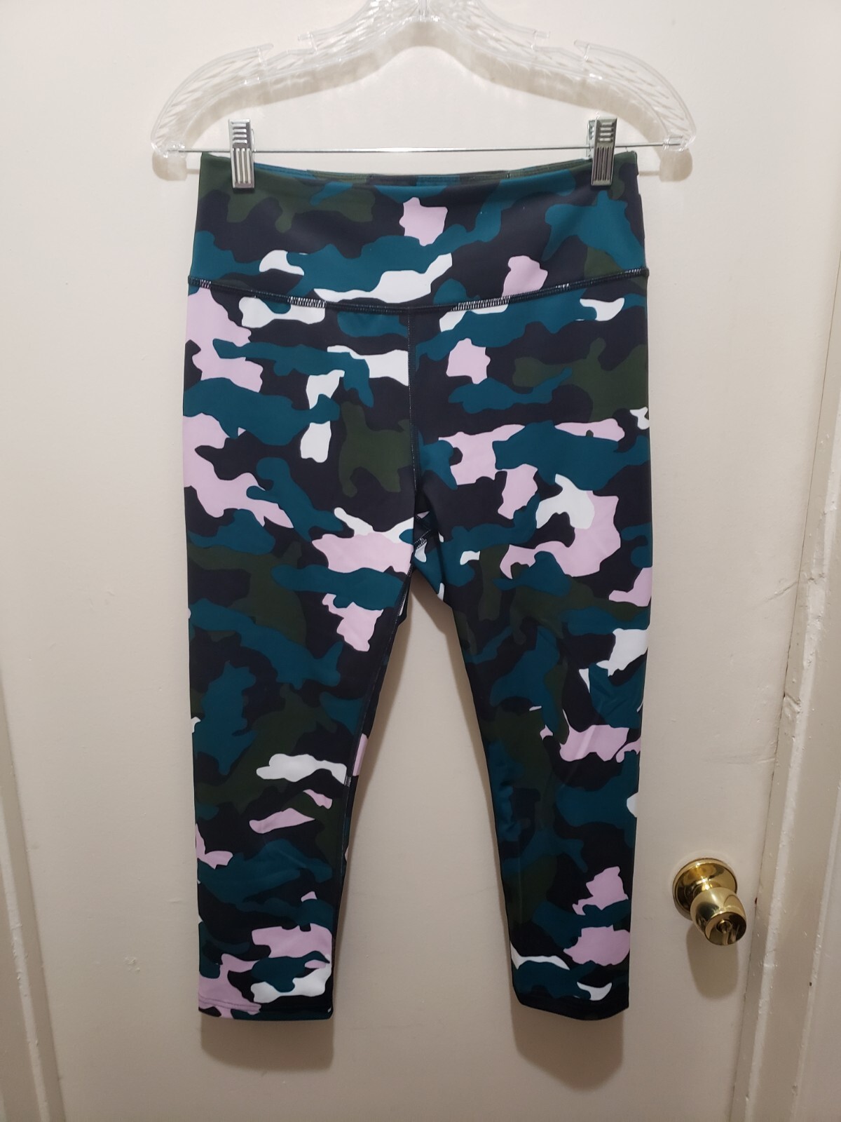 FILA Leggings Donna Medio Verde Rosa Mimetico Capris