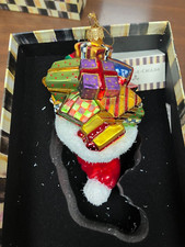 Mackenzie Childs  SANTA HAT ORNAMENT- NEW IN ...