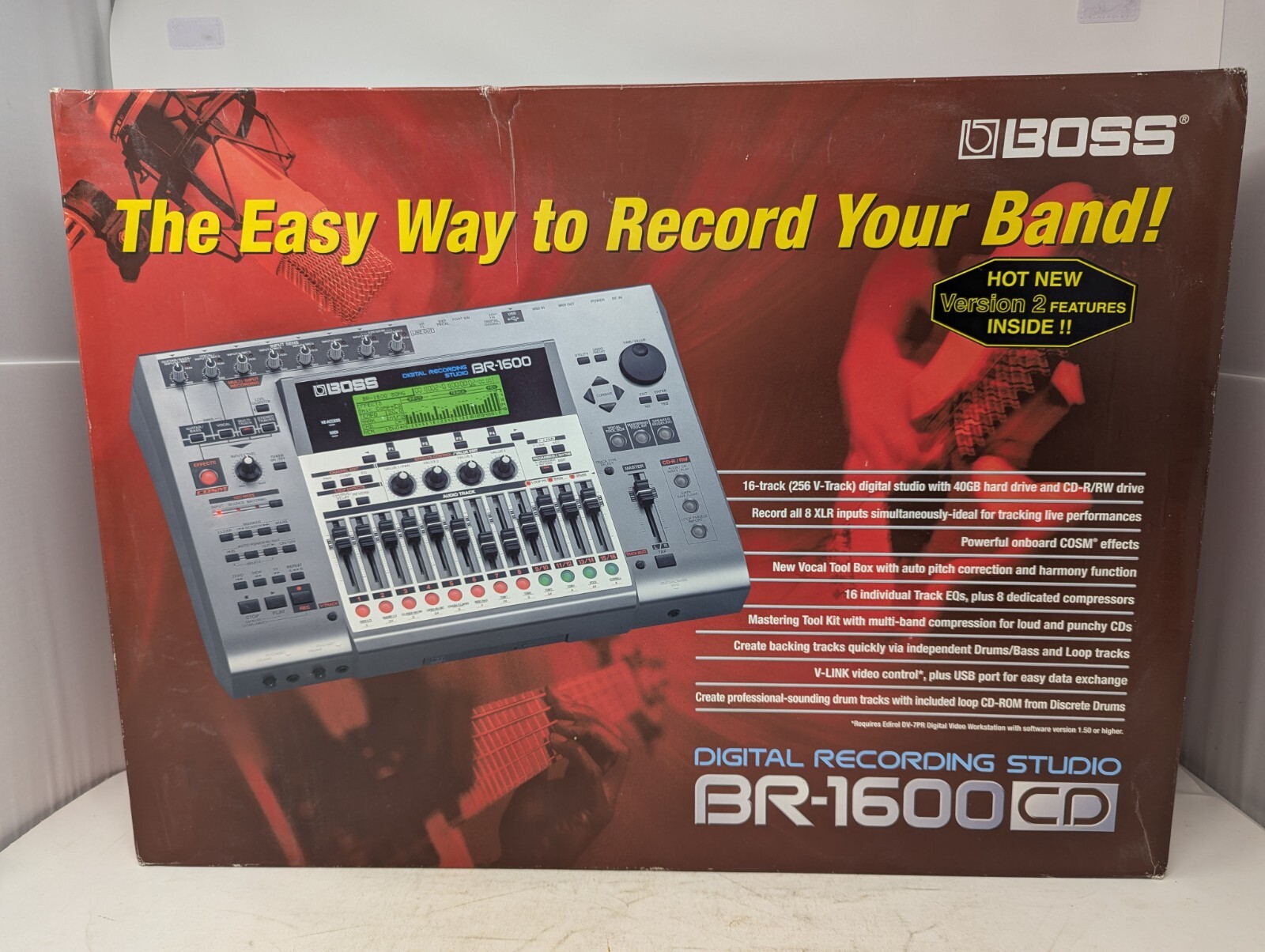 BOSS BR-1600CD Digital Multi Track Recorder for sale online | eBay