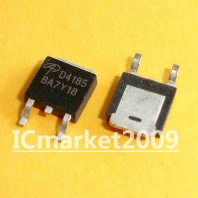10 PCS AOD4185 TO-252 D4185 P-Channel Enhancement Mode Field Effect Transistor 