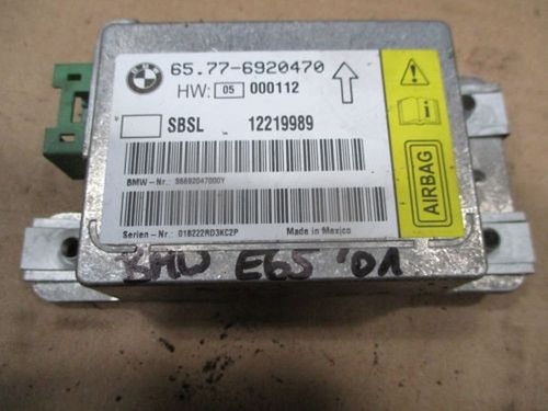 Steuergerät Airbag 6920470 65776920470 BMW 7 (E65, E66, E67) 735 I, LI