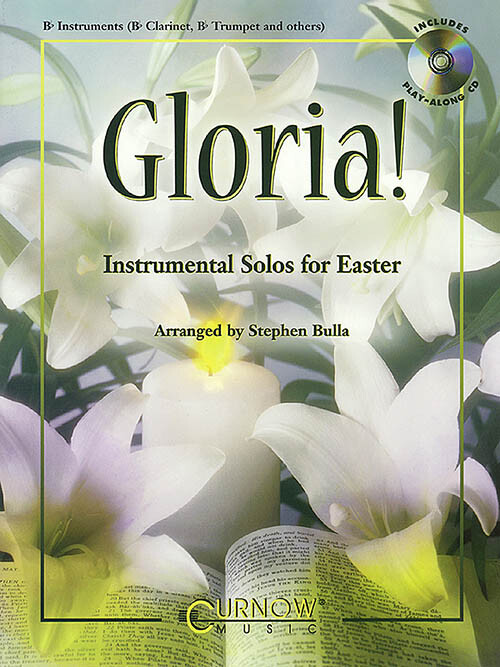 Gloria Bb Clarinet Tenor Sax Trumpet Sheet Music Grade 2-3 with CD