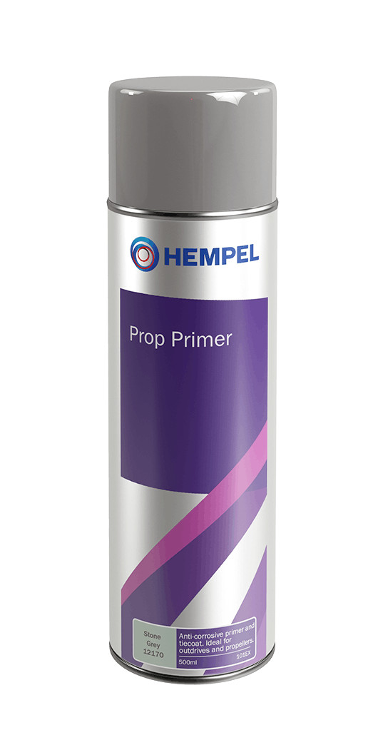 Hempel Prop Propeller Primer Spray Stone Grey Outdrive Boat Sailing 500ml SP50