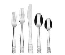 40 Pieces Flatware Set Service for 4, Stainless Steel Silverware Cutlery Set, Pr