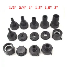 1/2" 3/4" 1" 1.5" 2" IBC Storage Tank Fitting BSP Thread Hose Adapter Outlet Cap