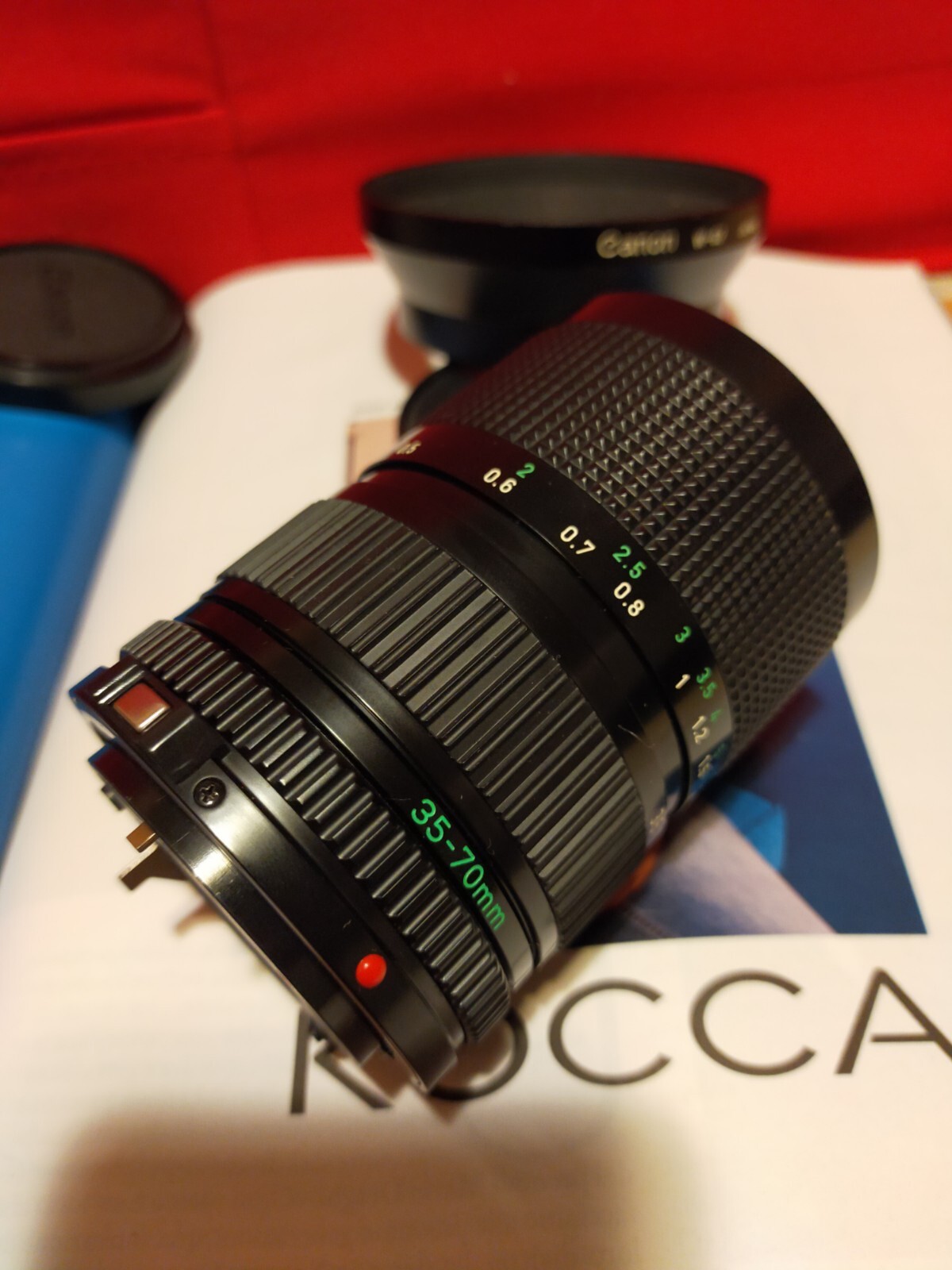 🏋️♂️CANON FDn Zoom lens 35-70mm F4 * 35÷70/4 + 2 genuine caps fair lens.🏌️♀️