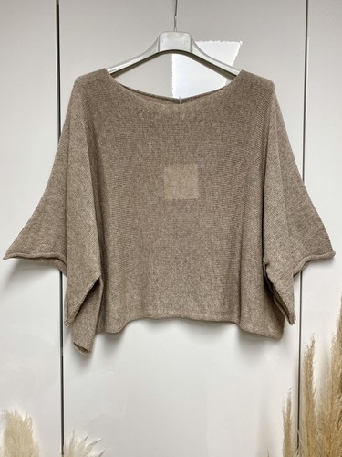 pullover schwarz kastenform