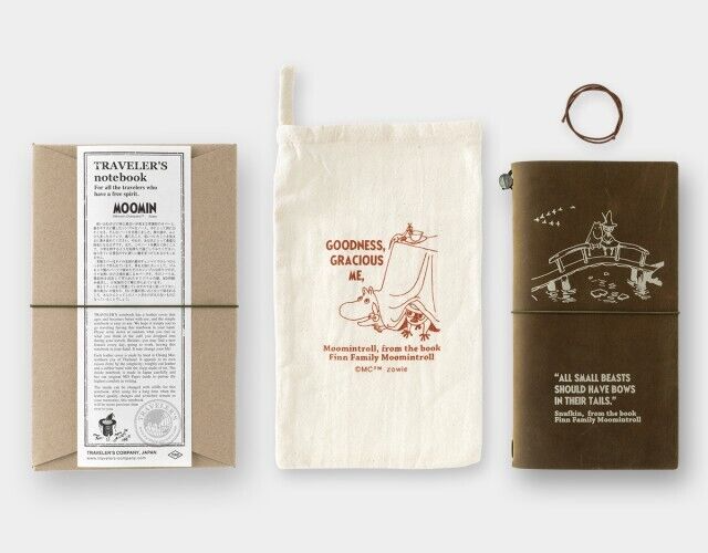 TRAVELER'S COMPANY Traveler's Notebook Set Moomin Family