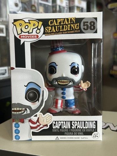 Funko POP Captain Spaulding #58 Vinyl Figure Rob Zombie Film Authentic