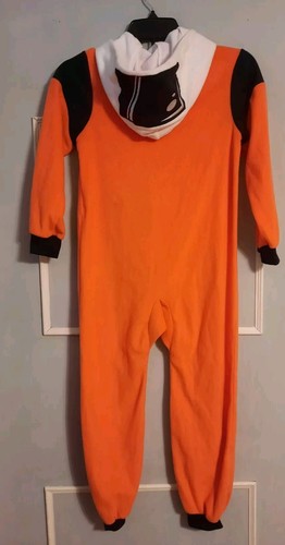 Cat Jack Space Suit Pajamas One Piece Hooded Sleeper Astronaut Sz S 6-7 - Picture 4 of 9
