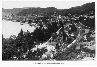 Bellingrodt AK · Dampf-Lok 18 522 (bayer. S 3/6) - DRG - Boppard/Rhein - 1926