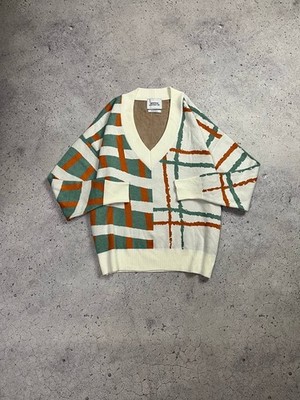 Valentine Witmeur Lab Oversize Knit Dadaist Abstract Pattern