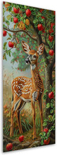 5D Large Diamond Art Kits for Adults Elk, Special Shape Diamond Art DIY Animal G