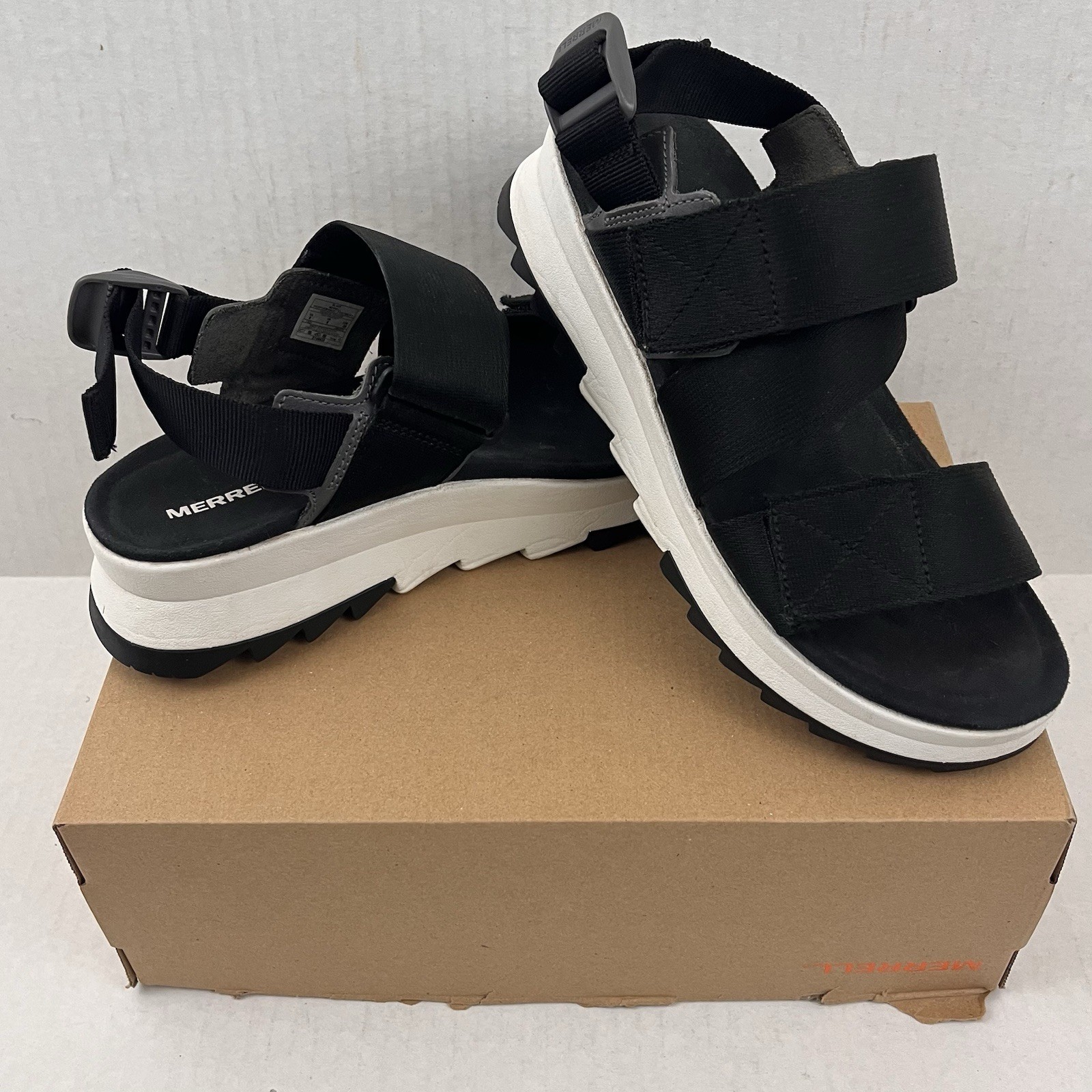 Merrell Alpine Cush Backstrap Platform Sandals Wo… - image 1