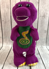 Vintage 2002 Fisher-Price Dino Dance Barney Plush Toy TESTED WORKING