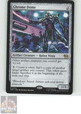Chrome Dome 0172 Rare Teenage Mutant Ninja Turtles Magic: The Gathering NM