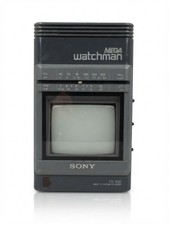 Vintage Sony FD-500 Mega Watchman B W TV / AM / FM Receiver