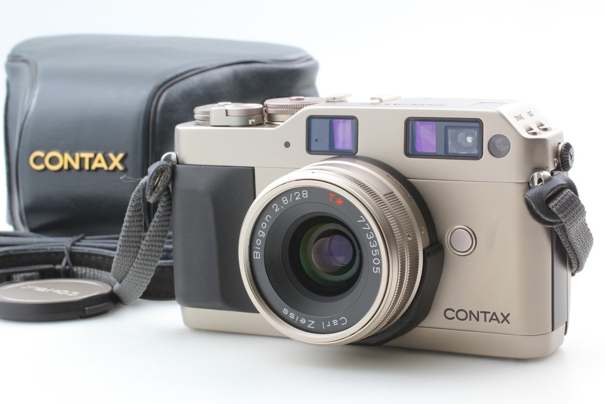 CONTAX G1 Biogon 2.8 28 Near MINT ] Contax G1 Rangefinder Film