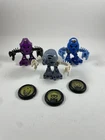 Vintage LEGO Bionicle Tohunga Figures 2001 - 3 Figures w Masks & Discs