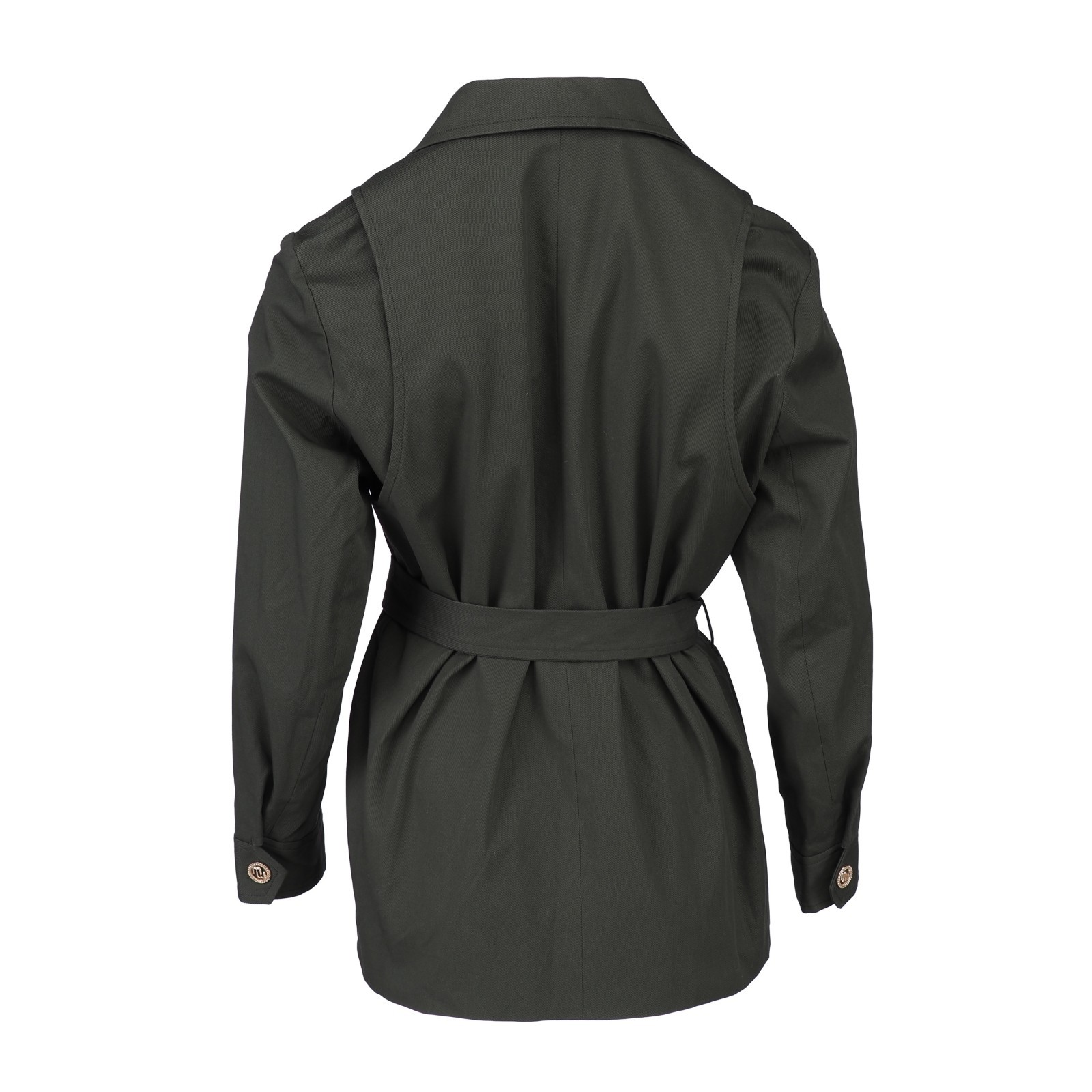 Maje Women's Overshirt Jacket Size 40 FR / L Belted MFPOU00373