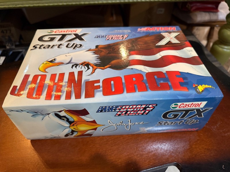 John Force Autographed 1:24 Mustang '04 NHRA Funny Car, Norwalk Freedom's Flight