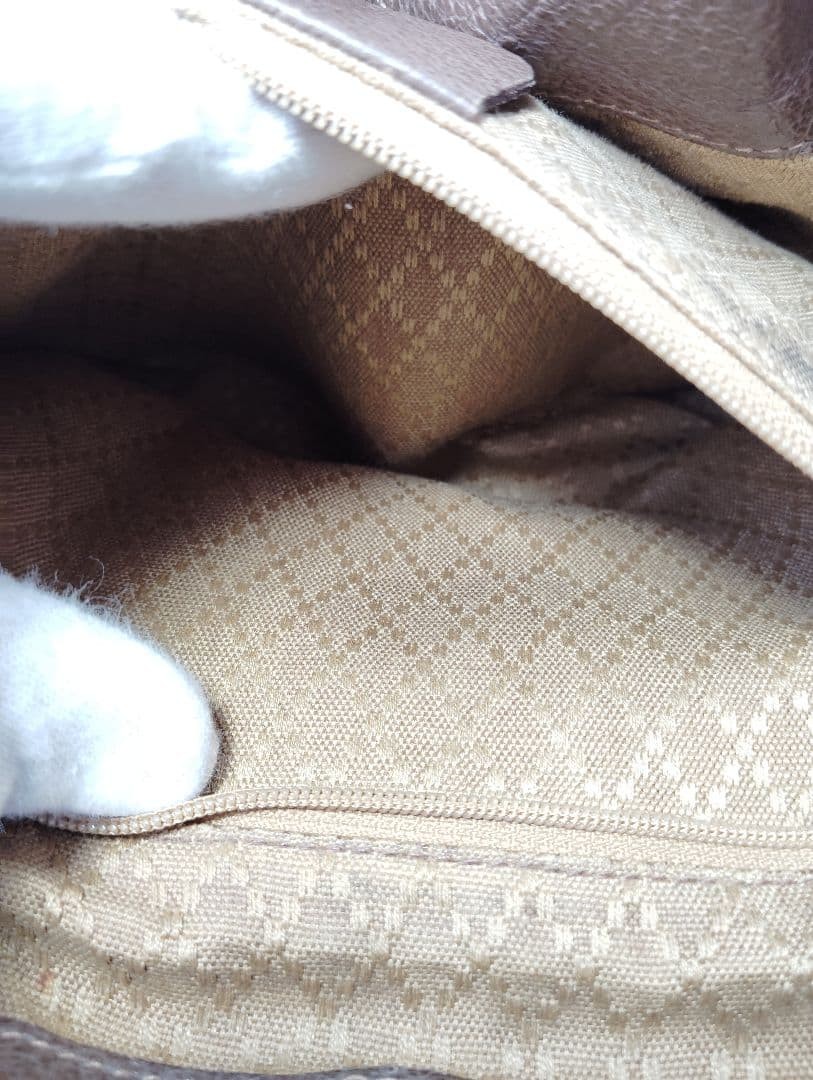 GUCCI Brown Suede Bamboo Backpack Women's Designer Authentic Rare Bag thumbnail 18