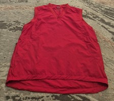 Sunderland Of Scotland Sleeveless Convertible Tank Pullover Windbreaker Golf L