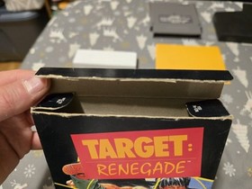 Target: Renegade (Nintendo Entertainment System NES) CIB Complete! EXCELLENT!