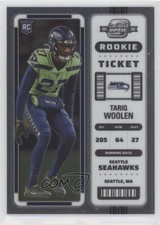 2022 Panini Contenders Optic Rookie Ticket Tariq Woolen #100 11xm