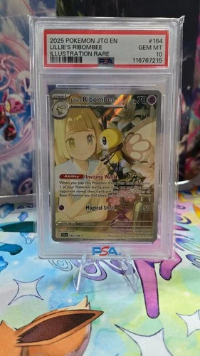 Pokémon TCG Lillie's Ribombee 164/159 Journey Together PSA-10