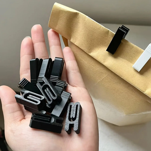 12/20Pcs Snack Bag Sealing Clips, Food Package Sealer Clips, Lightweight & Durab - Picture 6 of 11