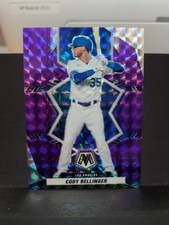 2022 Panini Mosaic Cody Bellinger #56 Purple Mosaic Prizm /49