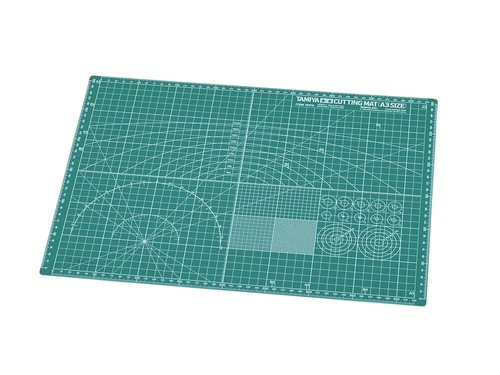 Tamiya 74144 - Tappetino da Taglio Blu 145 x 450 mm per Modellismo